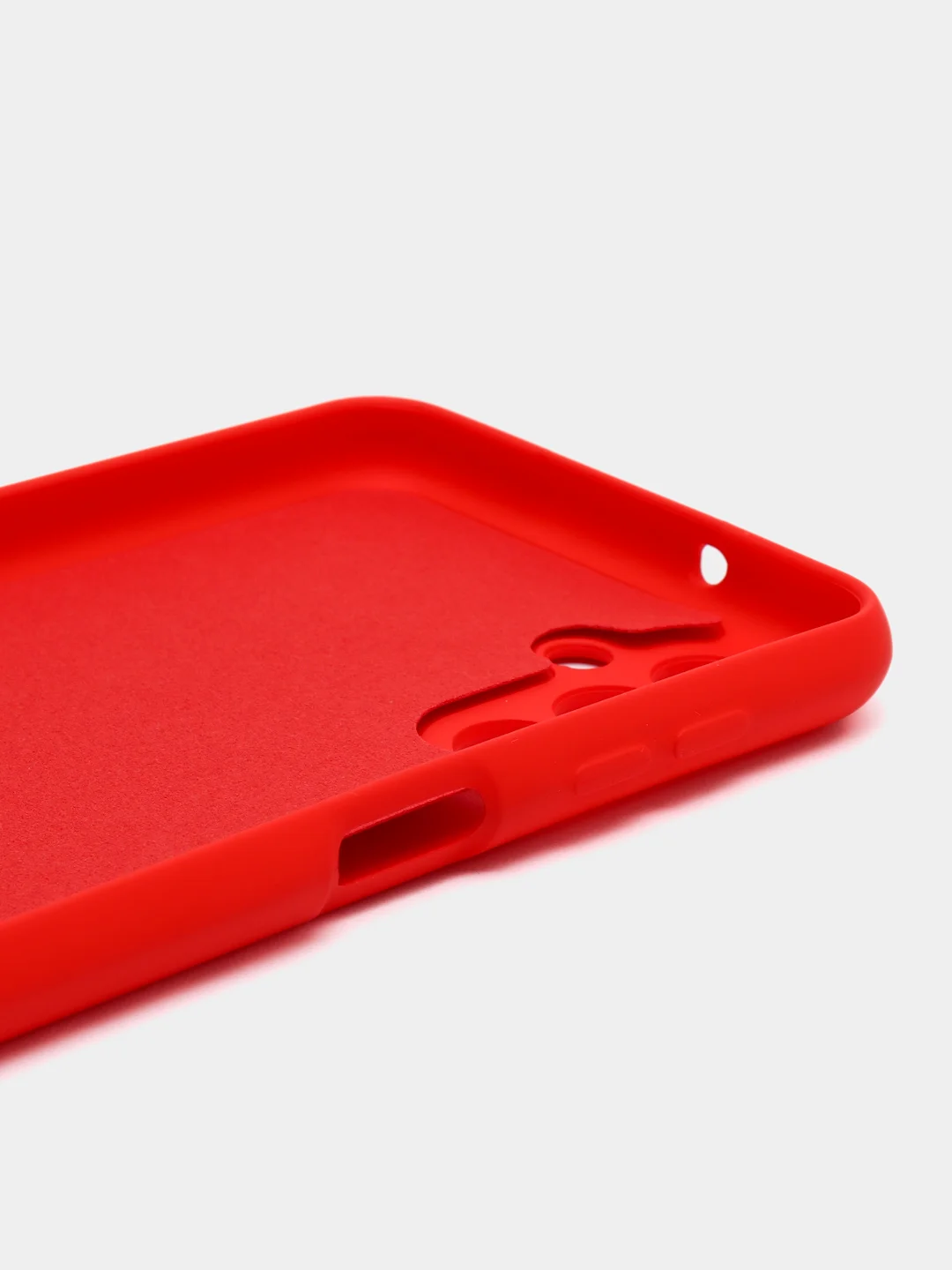Красный чехол Silicone Cover для Samsung Galaxy A04S / A13 (Самсунг А04С / А13 5G), силиконовый