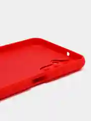 Красный чехол Silicone Cover для Samsung Galaxy A04S / A13 (Самсунг А04С / А13 5G), силиконовый