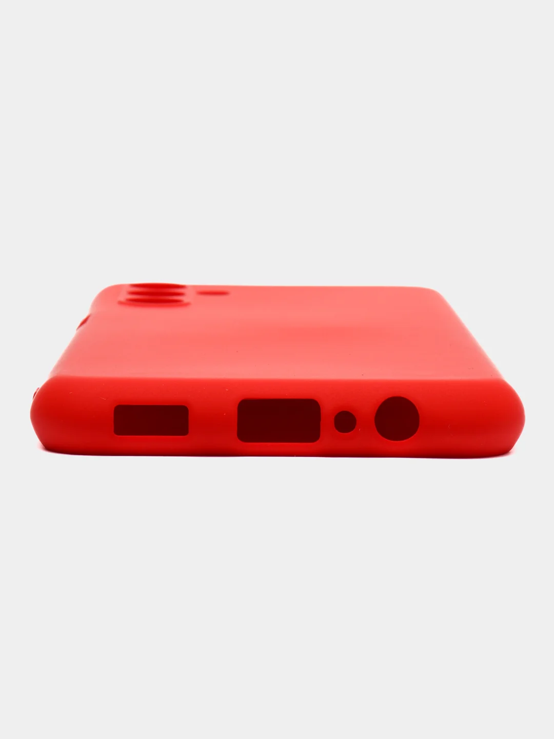 Красный чехол Silicone Cover для Samsung Galaxy A04S / A13 (Самсунг А04С / А13 5G), силиконовый