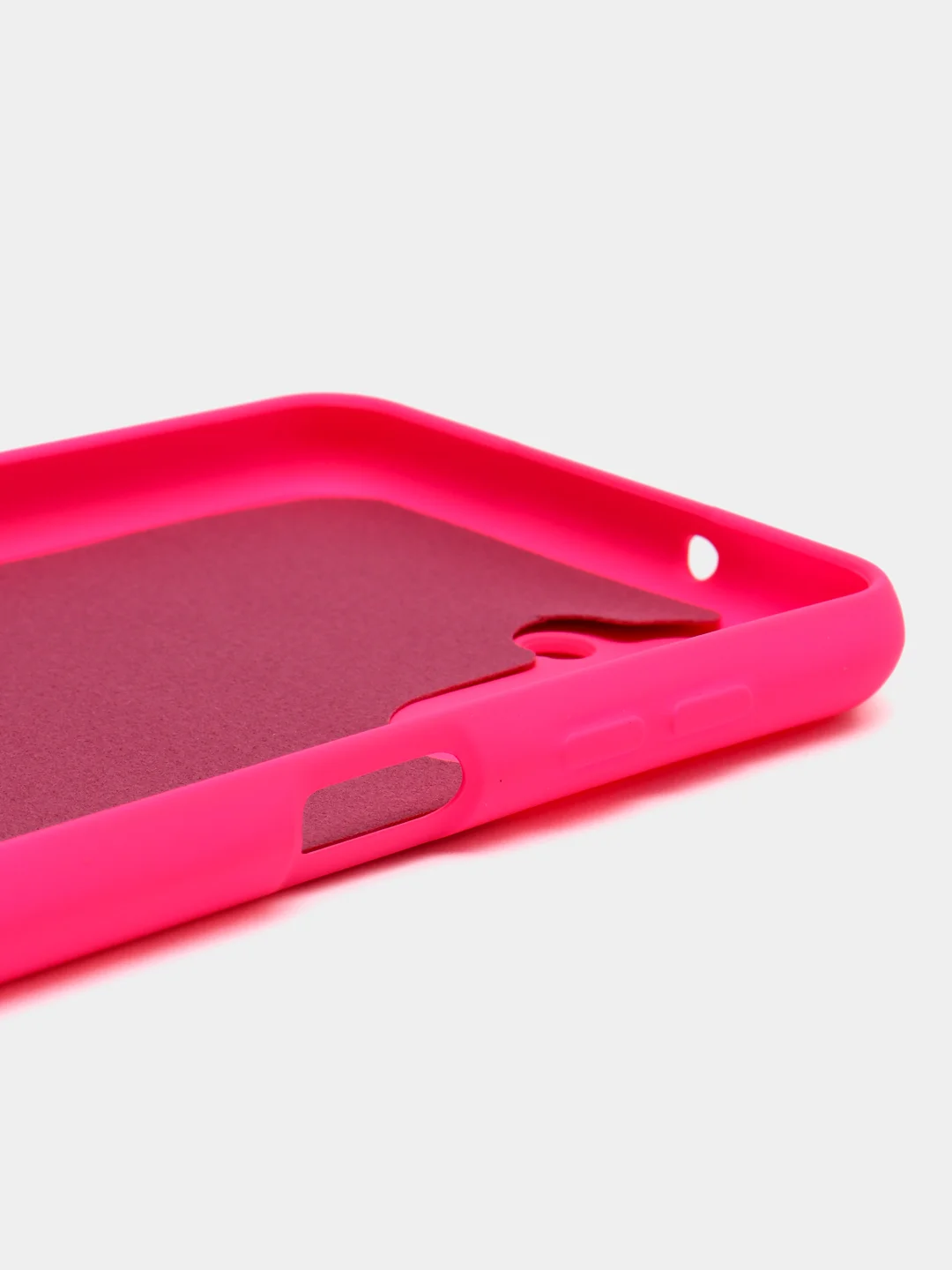 Фуксия чехол Silicone Cover для Samsung Galaxy A04S / A13 (Самсунг А04С / А13 5G), силиконовый