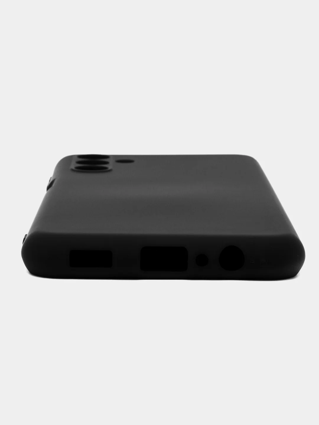 Черный чехол Silicone Cover для Samsung Galaxy A04S / A13 (Самсунг А04С / А13 5G), силиконовый
