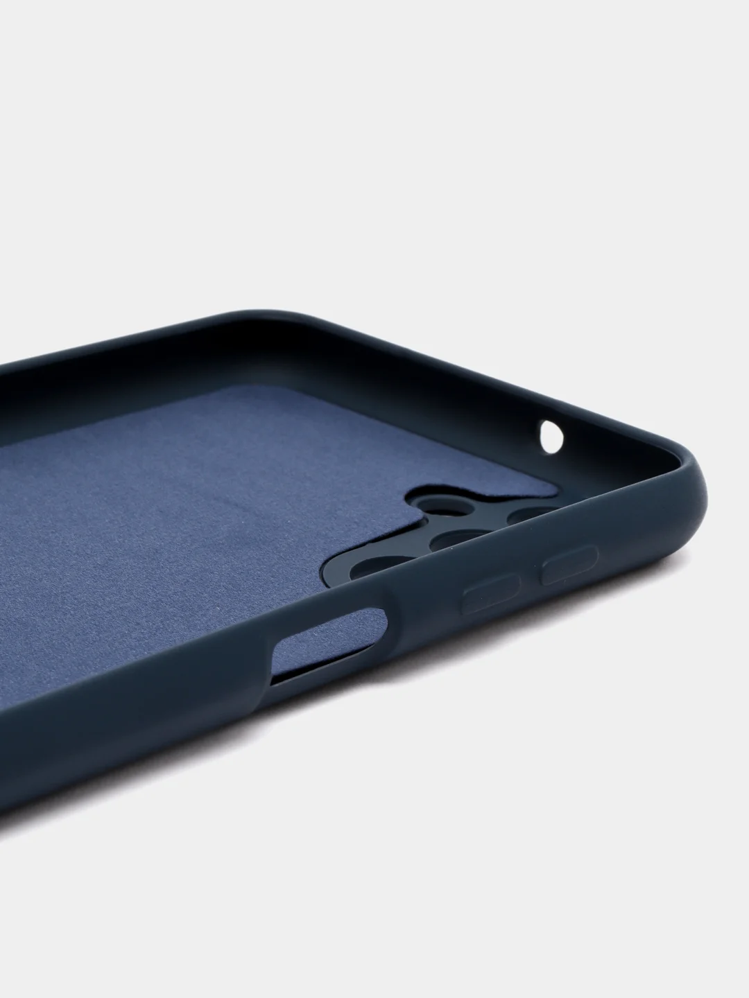 Темно-синий чехол Silicone Cover для Samsung Galaxy A04S / A13 (Самсунг А04С / А13 5G), силиконовый