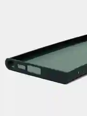 Тёмно-зелёный чехол для Samsung Galaxy S23 Ultra (Самсунг Галакси С23 Ультра), силиконовый