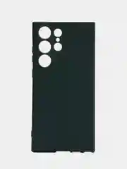 Тёмно-зелёный чехол для Samsung Galaxy S23 Ultra (Самсунг Галакси С23 Ультра), силиконовый