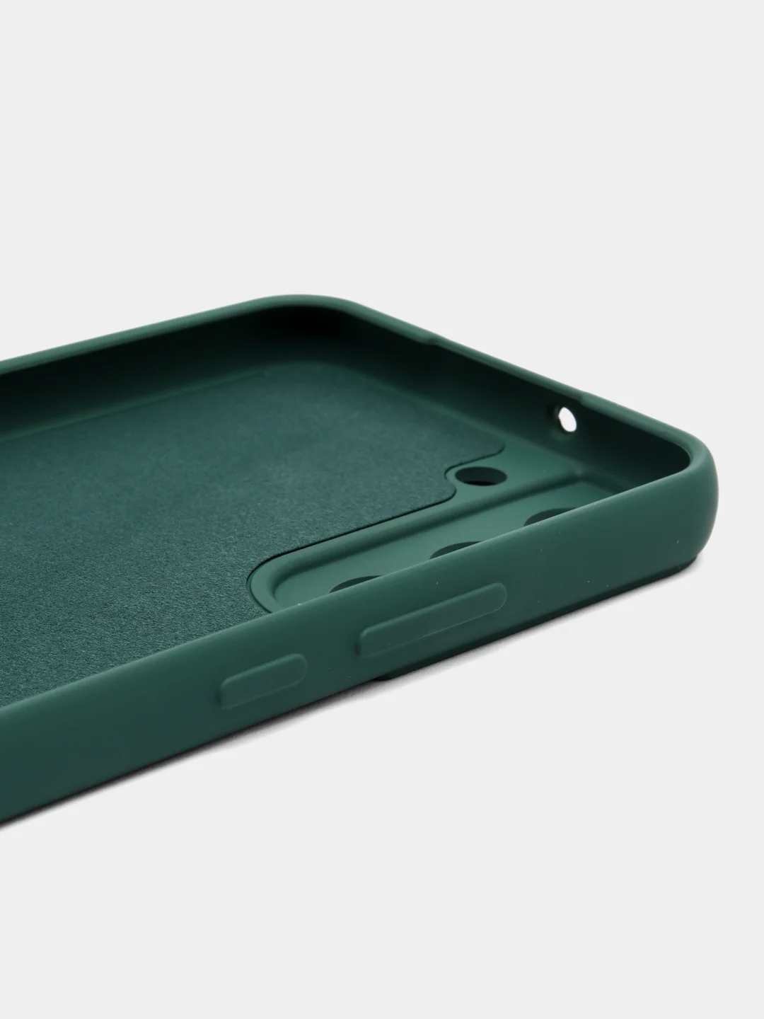 Лесной зеленый чехол силиконовый для Samsung Galaxy S22 (Самсунг Галакси С22), Silicone Cover