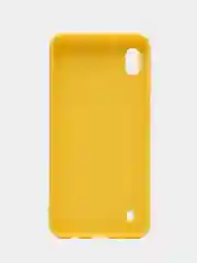 Желтый чехол силиконовый для Samsung Galaxy A10 (Самсунг Галакси А10), цветной, матовый