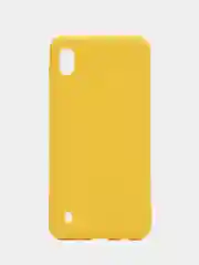 Желтый чехол силиконовый для Samsung Galaxy A10 (Самсунг Галакси А10), цветной, матовый