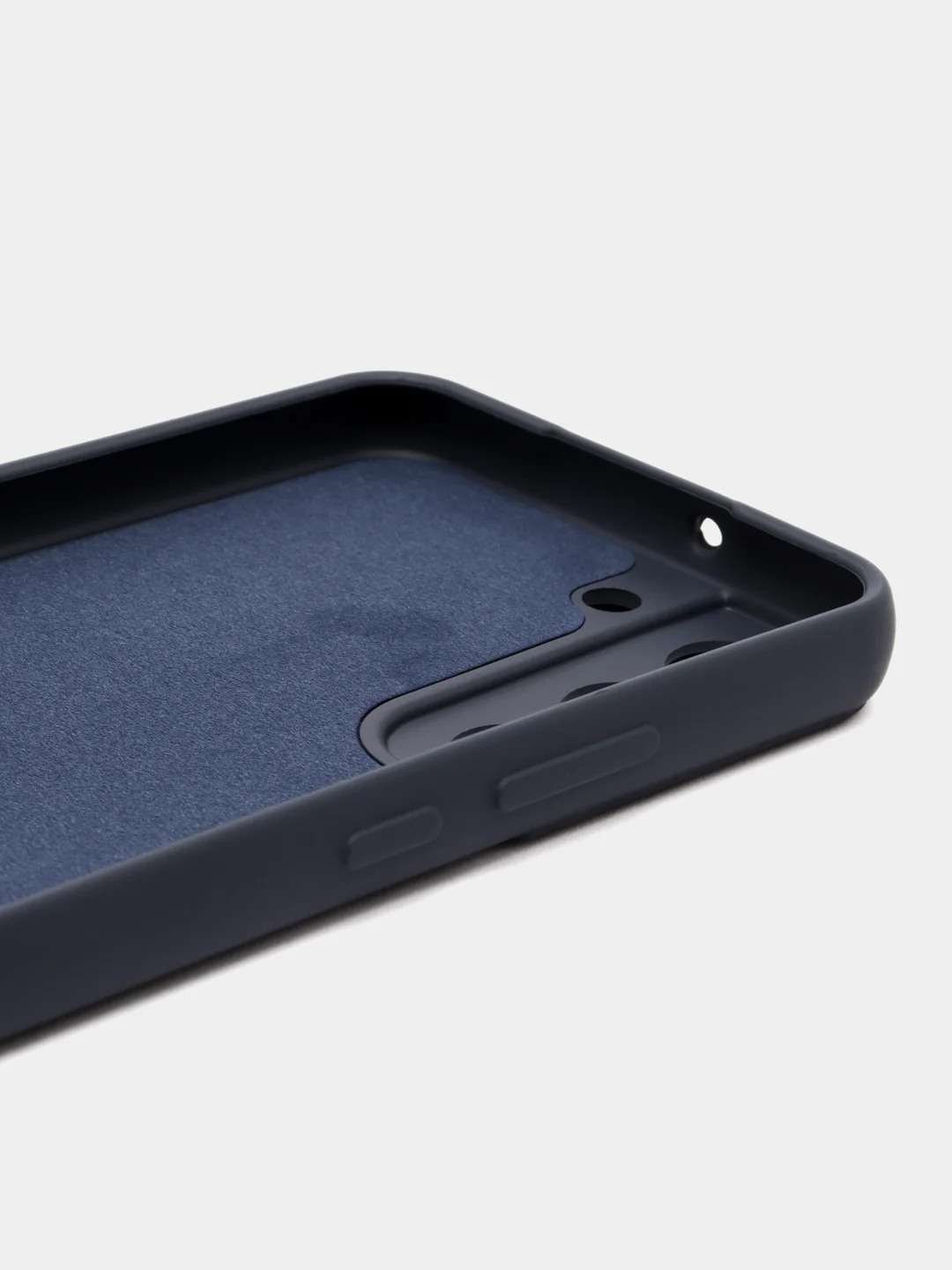 Темно-синий чехол силиконовый для Samsung Galaxy S22 (Самсунг Галакси С22), Silicone Cover