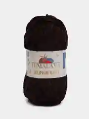 Черный пряжа Himalaya Dolphin Baby, полиэстер, 100 г, 120 м