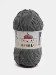 Тёмно-серый пряжа Himalaya Dolphin Baby, полиэстер, 100 г, 120 м
