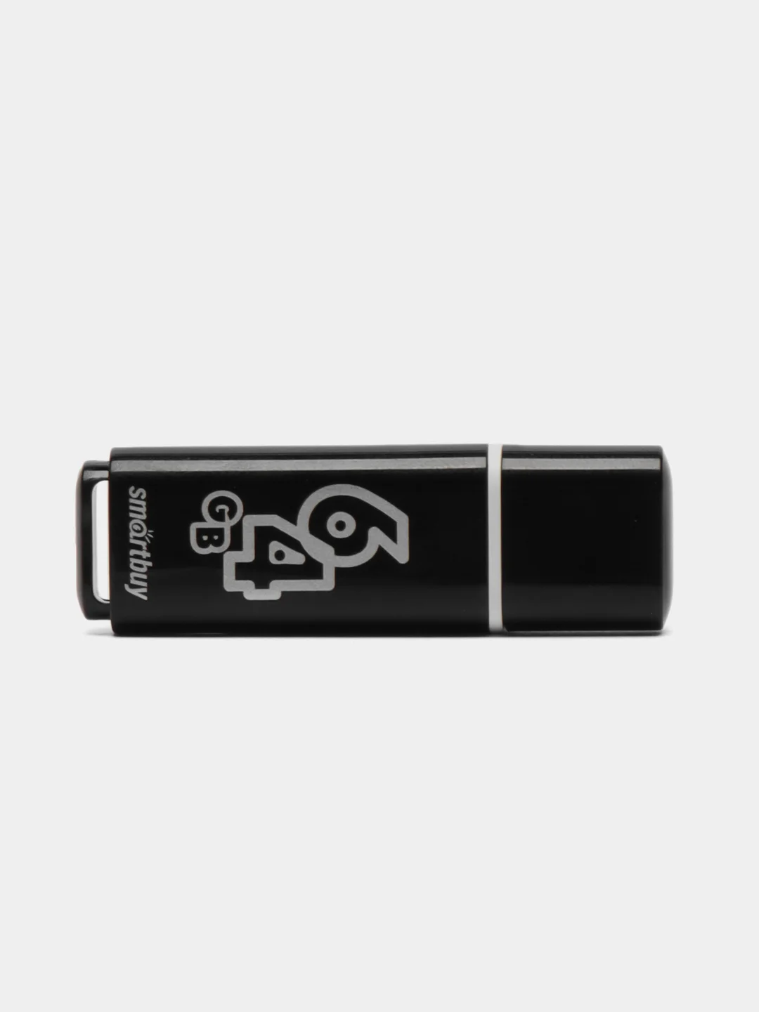 Черный флеш-накопитель USB, 5 объемов, SmartBuy Glossy 2.0, USB 2,0, 3,0