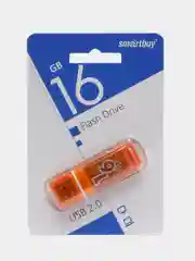 Оранжевый флеш-накопитель USB, 5 объемов, SmartBuy Glossy 2.0, USB 2,0, 3,0