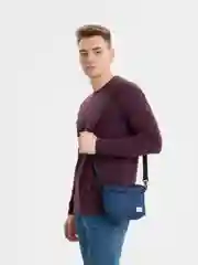 Синий сумка мужская, через плечо