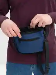 Синий сумка мужская, через плечо
