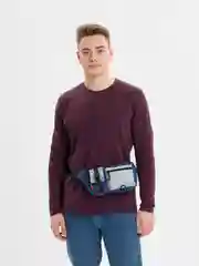 Синий поясная сумка бананка мужская