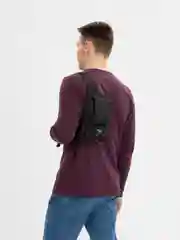 Черный поясная сумка бананка мужская