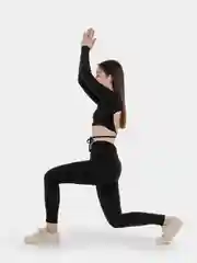 Спортивный фитнес костюм для йоги, танцев и фитнеса, комплект женский: рашгард и легинсы