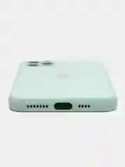 Бирюзовый чехол для айфон со стеклянной панелью iPhone 11, 12, 13, 14, Pro, 12 Pro Max, 14 Pro