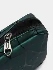 Зеленый мини косметичка дорожная