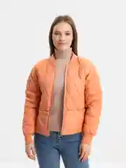 Оранжевый куртка женская осень/весна "Tiffan"