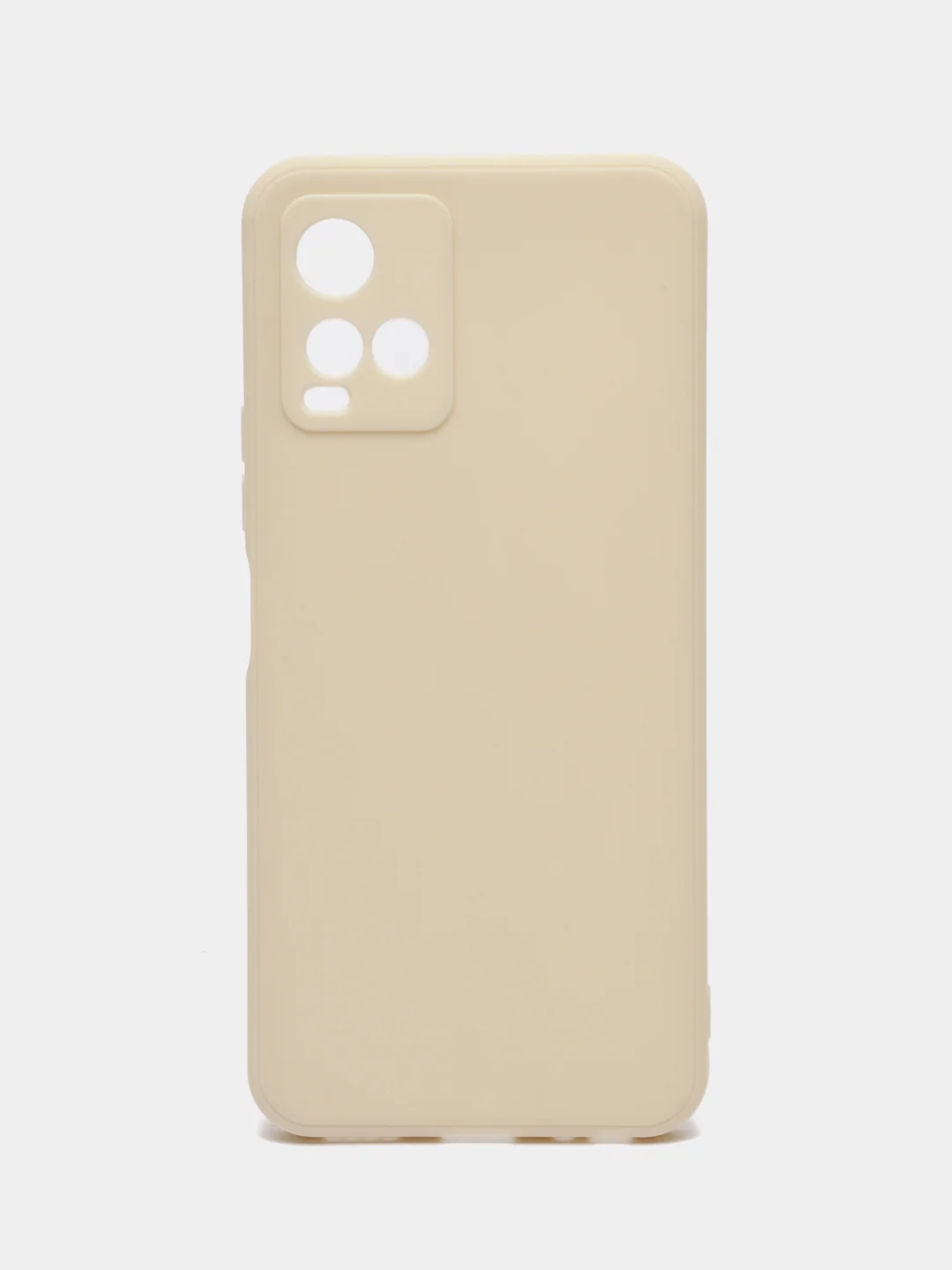 Молочный силиконовый чехол для Vivo V21 4G, 5G, V21S 5G (Виво В21 4Г, 5Г, В21С 5Г)), прозрачный