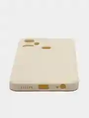 Молочный чехол для Infinix Smart 6 Plus (Смарт 6 Плюс), прозрачный силиконовый