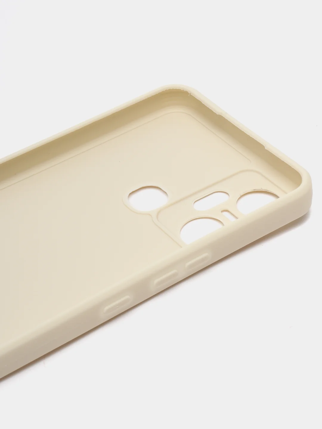 Молочный чехол для Infinix Smart 6 Plus (Смарт 6 Плюс), прозрачный силиконовый