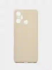 Молочный чехол для Infinix Smart 6 Plus (Смарт 6 Плюс), прозрачный силиконовый