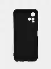 Черный силиконовый чехол для Vivo V21 4G, 5G, V21S 5G (Виво В21 4Г, 5Г, В21С 5Г)), прозрачный