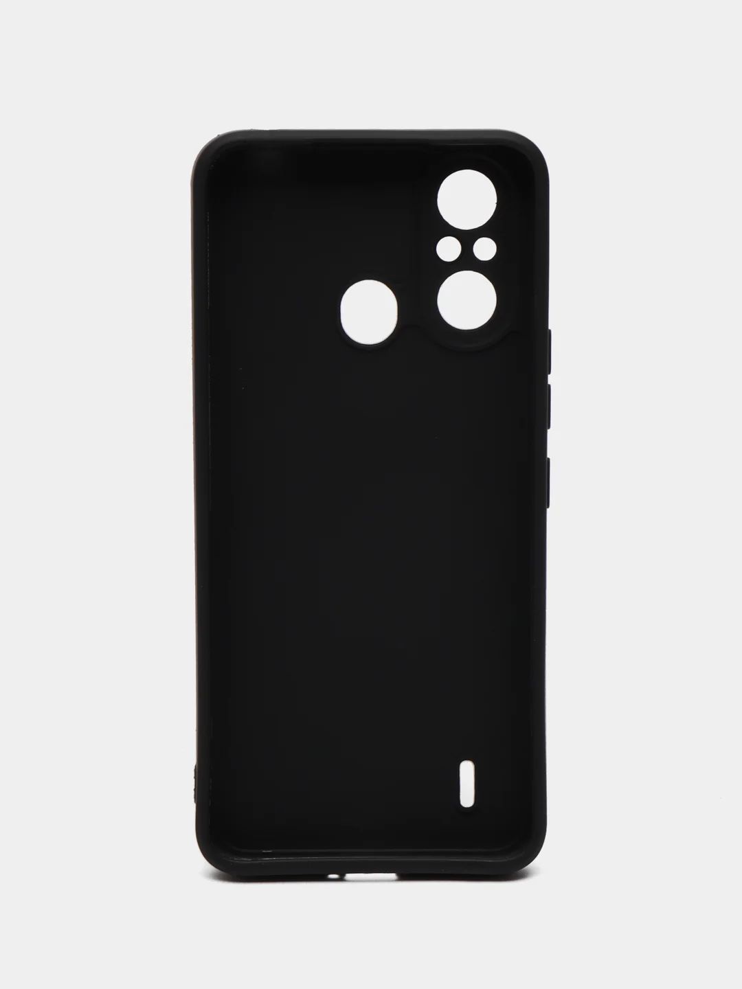Черный силиконовый чехол для Itel A49 (Ител А49)