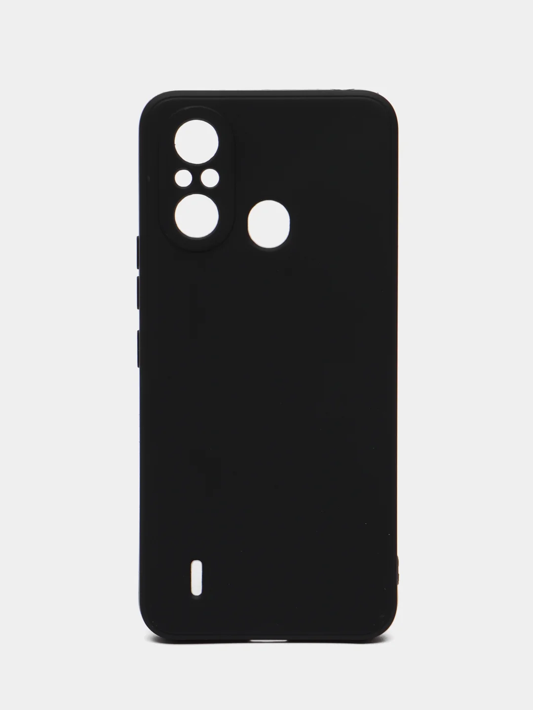 Черный силиконовый чехол для Itel A49 (Ител А49)
