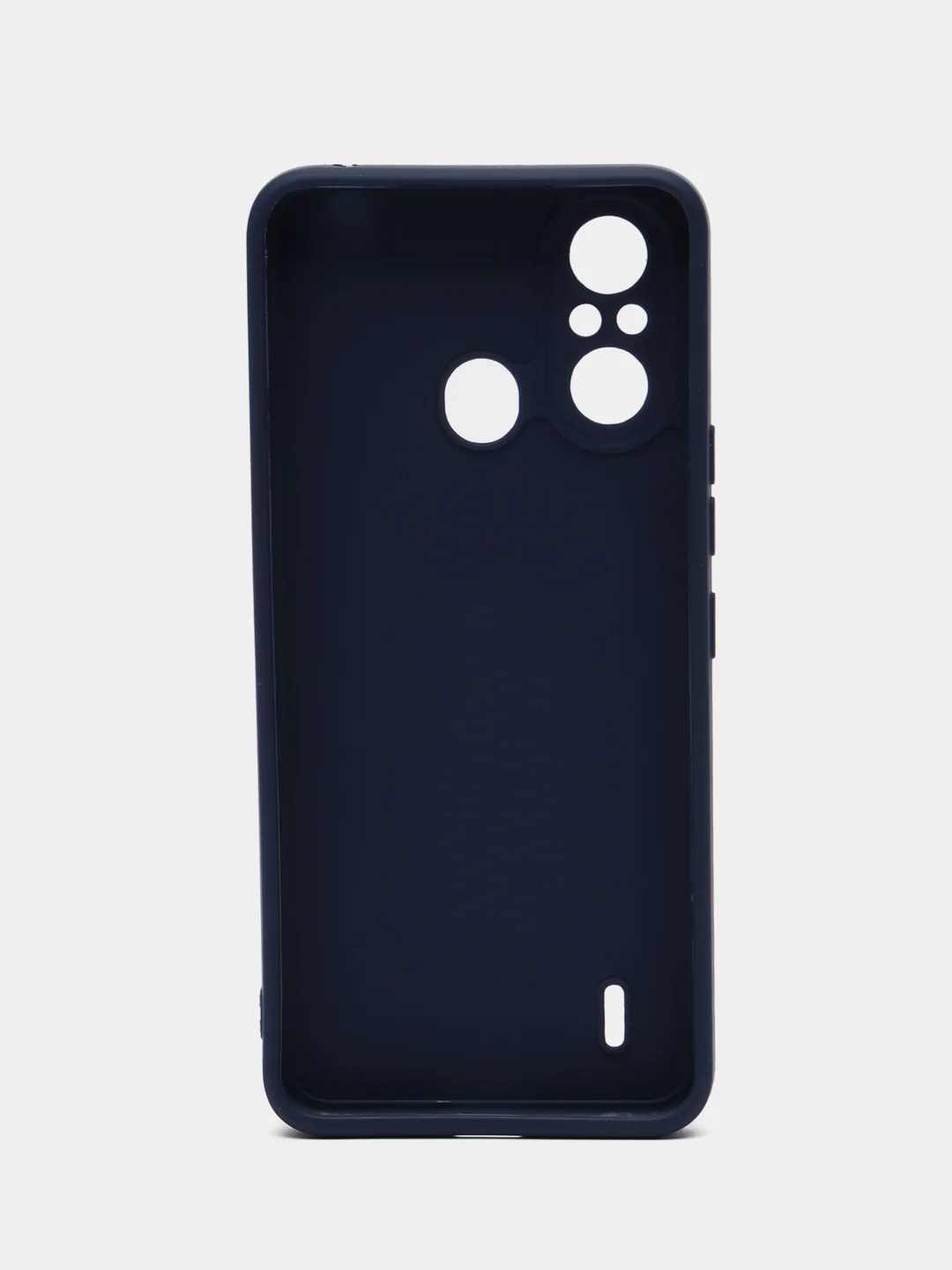 Темно-синий силиконовый чехол для Itel A49 (Ител А49)