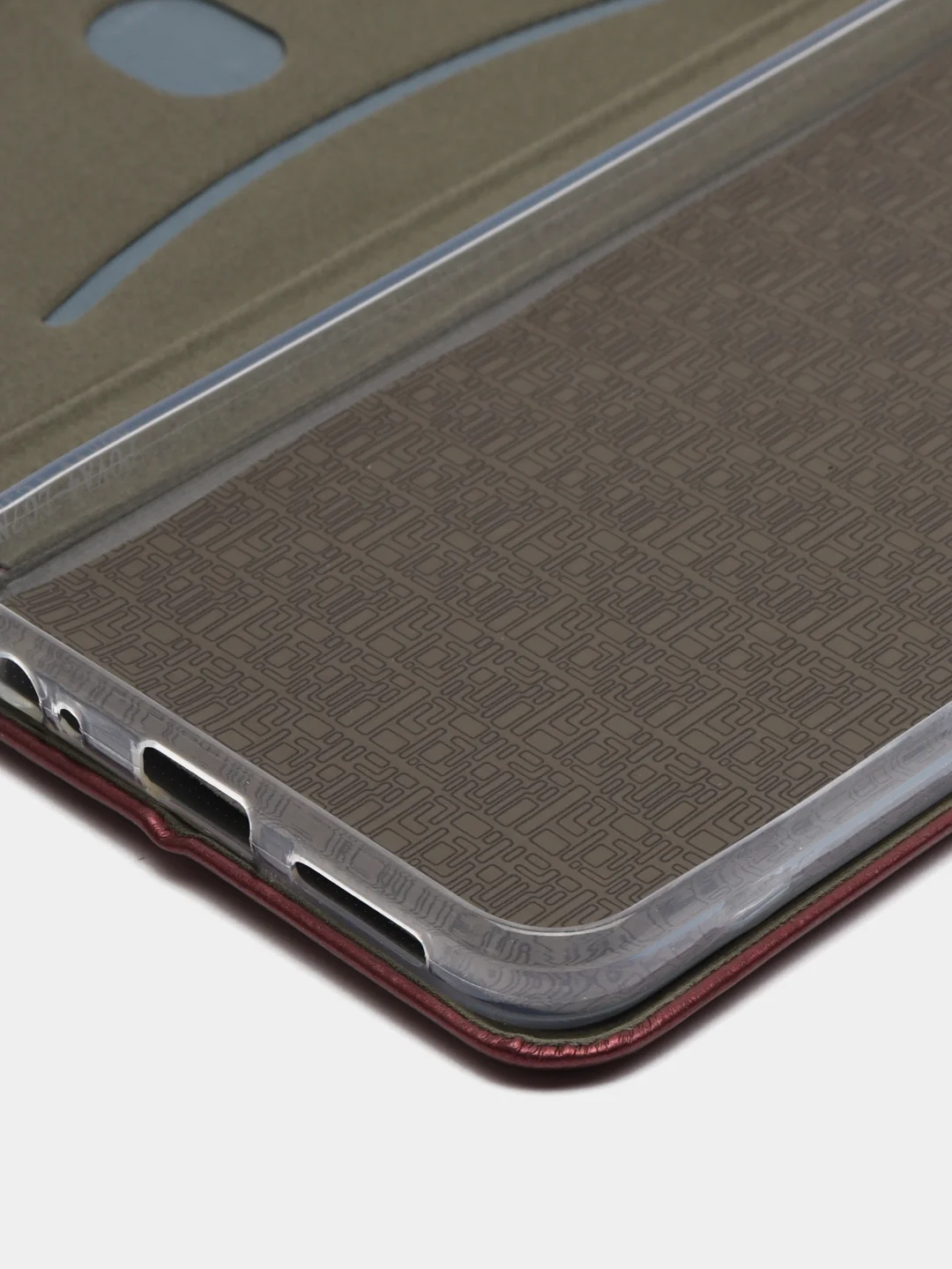 Багровый чехол-книжка для Tecno Pop 6 Pro, Pop 5 Lite, Camon 19, 19 Pro, Pova 4