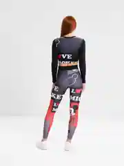 Спортивный женский костюм, фитнес комплект