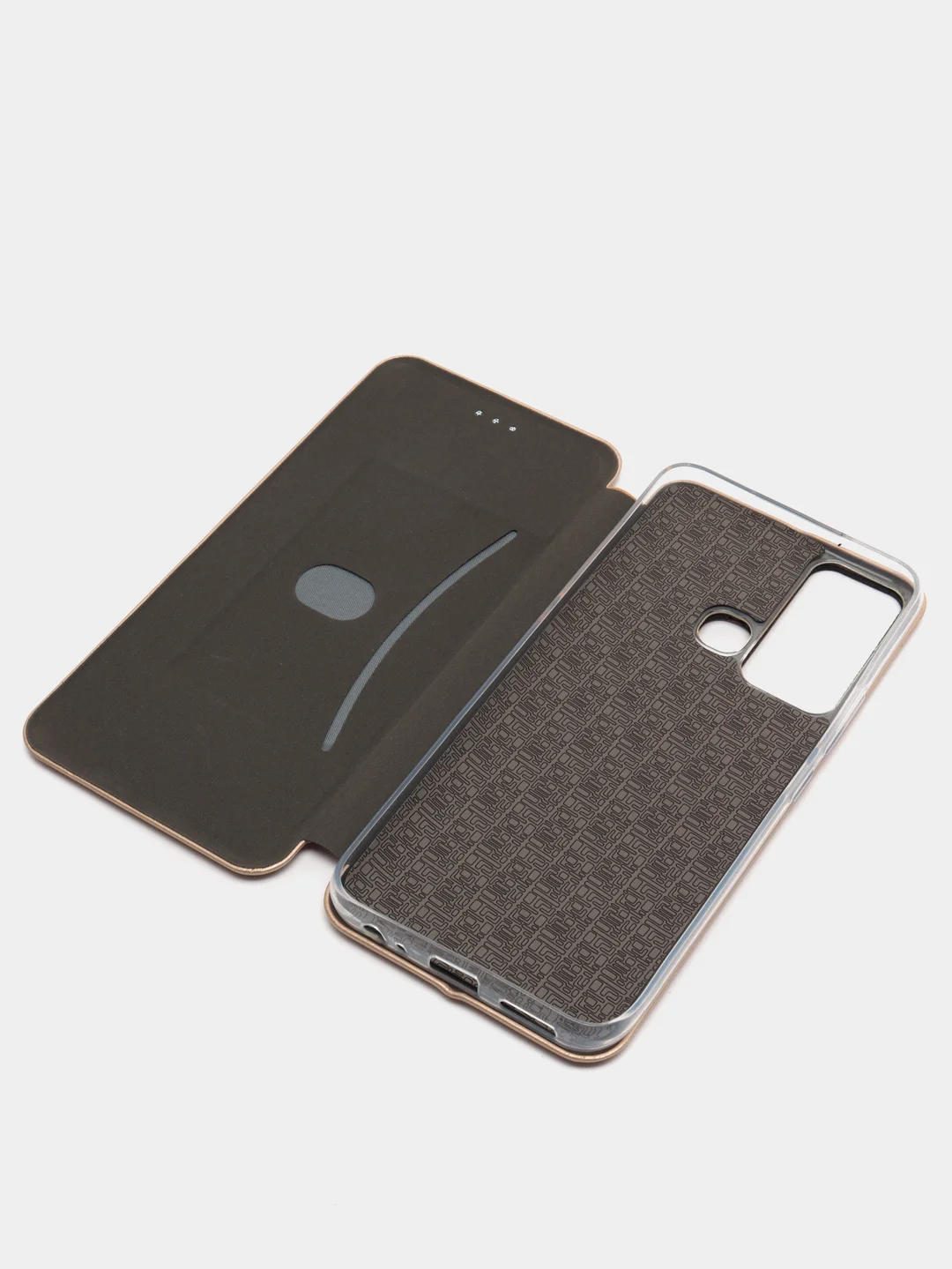 Золотой чехол-книжка INFINIX HOT 20i 2022