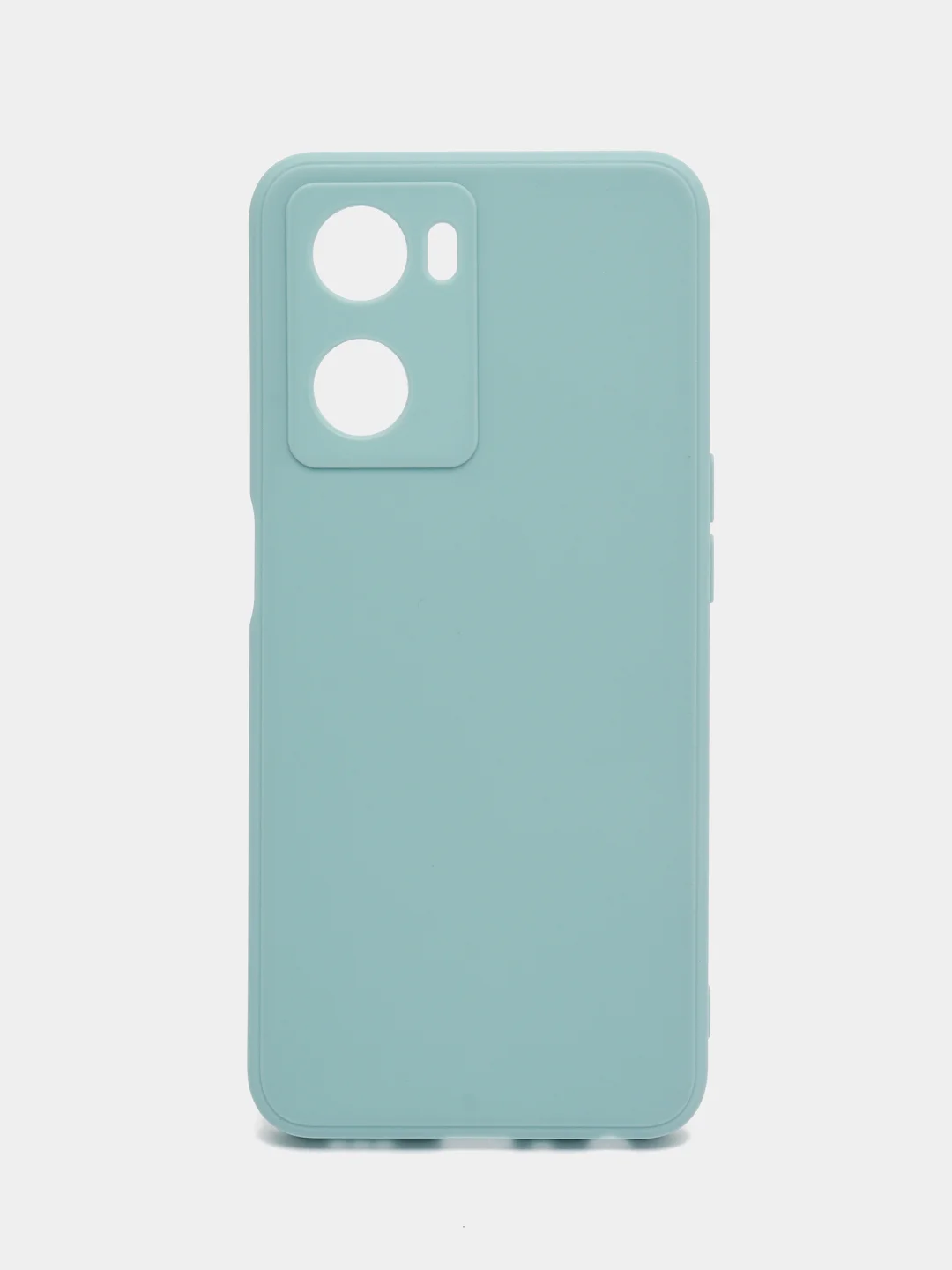 Светло-синий чехол для Oppo A57S, Oppo A77 4G (Оппо А57С, А77 4Ж), силиконовый, c защитой камеры