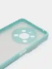Бирюзовый чехол пластиковый Honor X9, X30 (Хонор Х9, Х30), матовый, с цветными кнопками