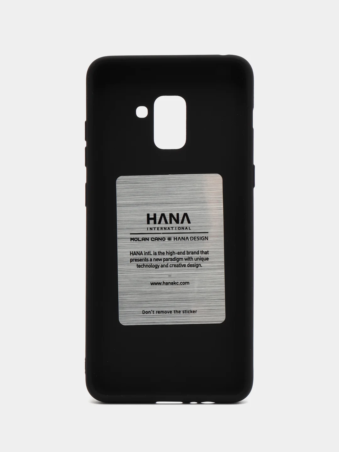 Черный силиконовый чехол для Samsung A8 Plus 2018, A730 Hana Molan Cano, бампер для смартфона