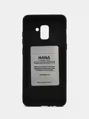Черный силиконовый чехол для Samsung A8 Plus 2018, A730 Hana Molan Cano, бампер для смартфона