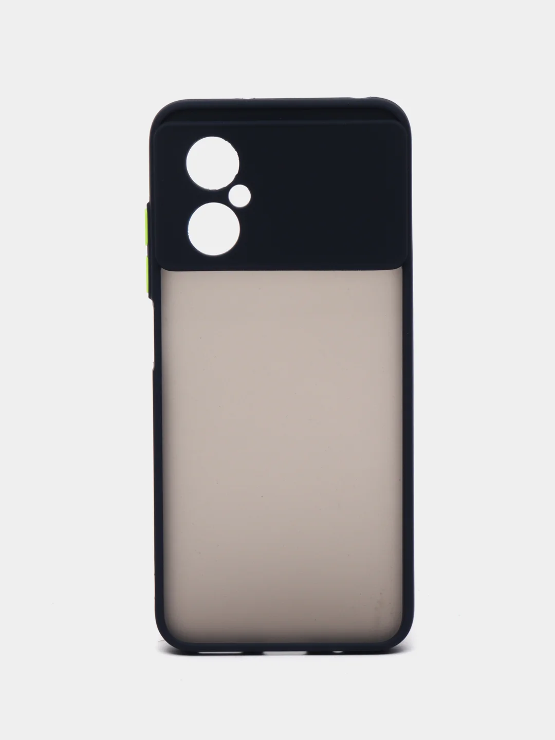 Темно-синий чехол Xiaomi Poco M4 5G, (Сяоми Поко М4 5G) пластиковый, матовый, с цветными кнопками
