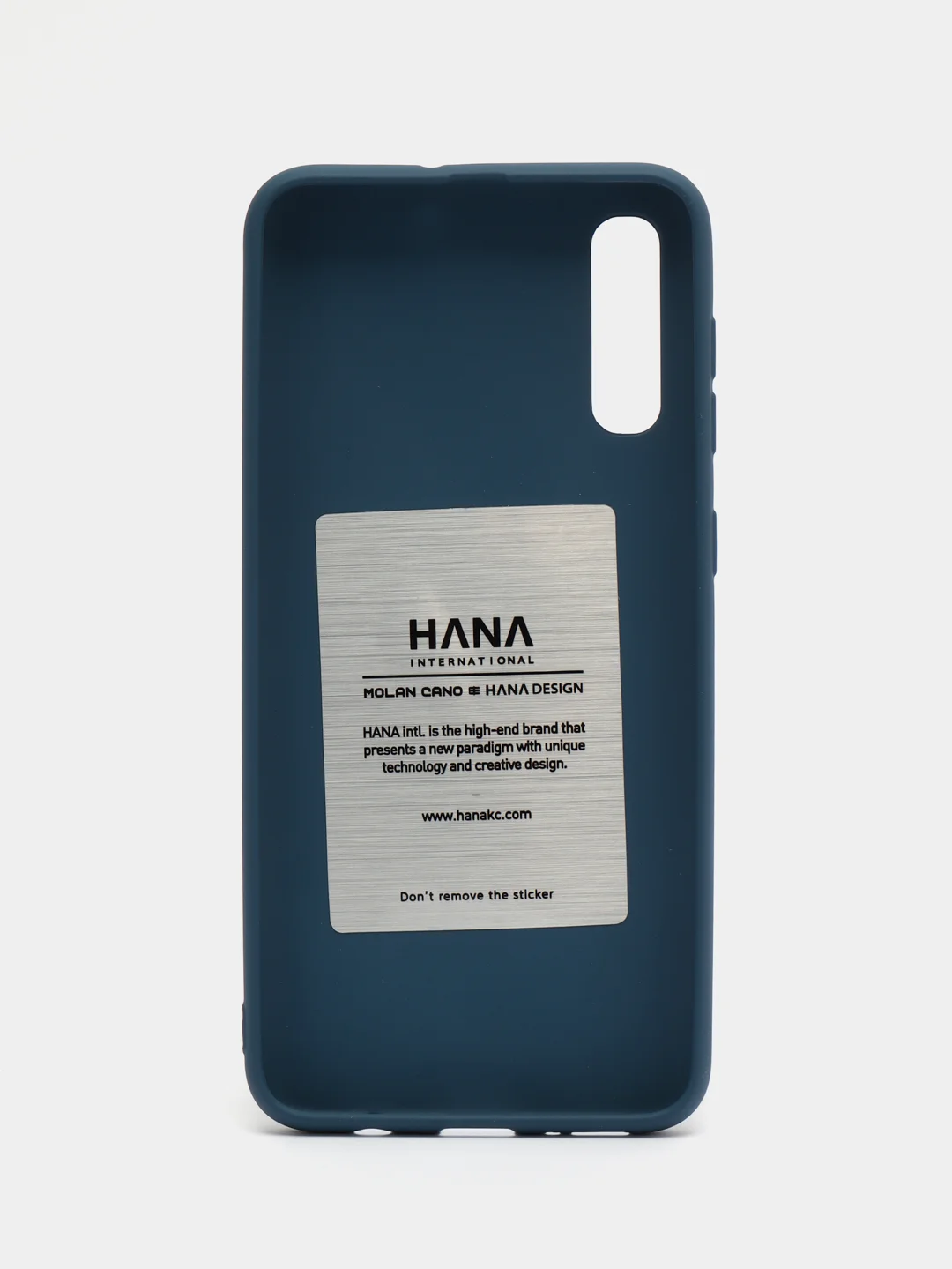 Синий силиконовый чехол для Samsung A50, A505 Hana Molan Cano бампер для смартфона