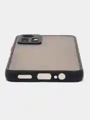 Черный чехол Xiaomi Poco M4 Pro 5G, Redmi Note 11 5G, пластиковый, матовый, с цветными кнопками