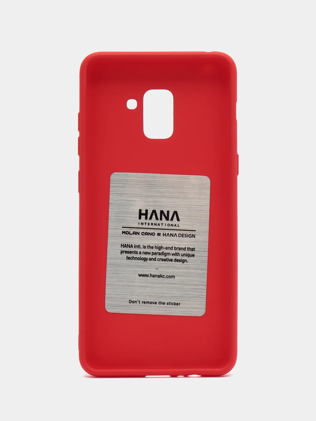 Красный силиконовый чехол для Samsung A8 Plus 2018, A730 Hana Molan Cano, бампер для смартфона