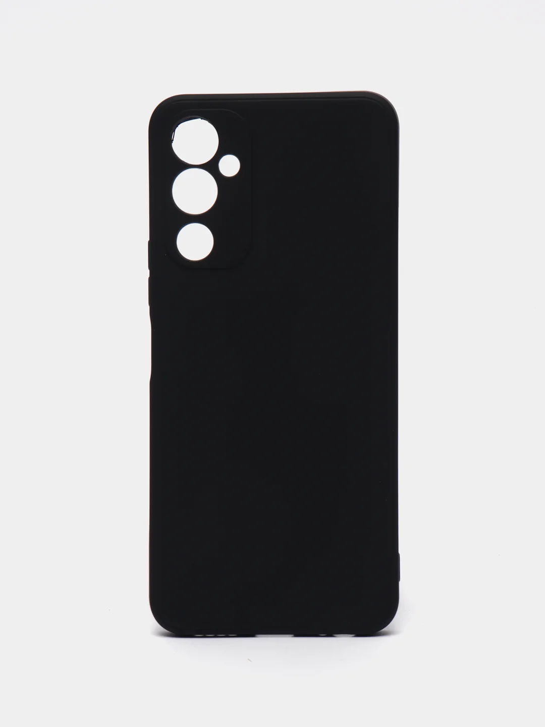Черный чехол для Tecno Pova 4 (Техно Пова 4), силиконовый, цветной, с подкладом
