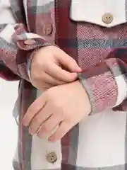 Бордовый рубашка унисекс, с капюшоном