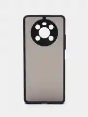 Темно-синий чехол пластиковый Honor X9, X30 (Хонор Х9, Х30), матовый, с цветными кнопками