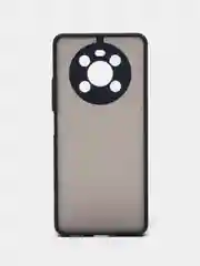 Темно-синий чехол пластиковый Honor X9, X30 (Хонор Х9, Х30), матовый, с цветными кнопками