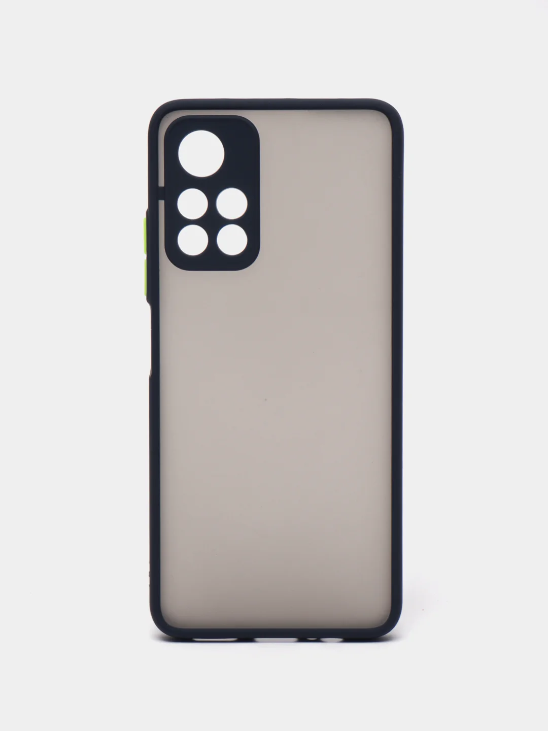 Темно-синий чехол Xiaomi Poco M4 Pro 5G, Redmi Note 11 5G, пластиковый, матовый, с цветными кнопками