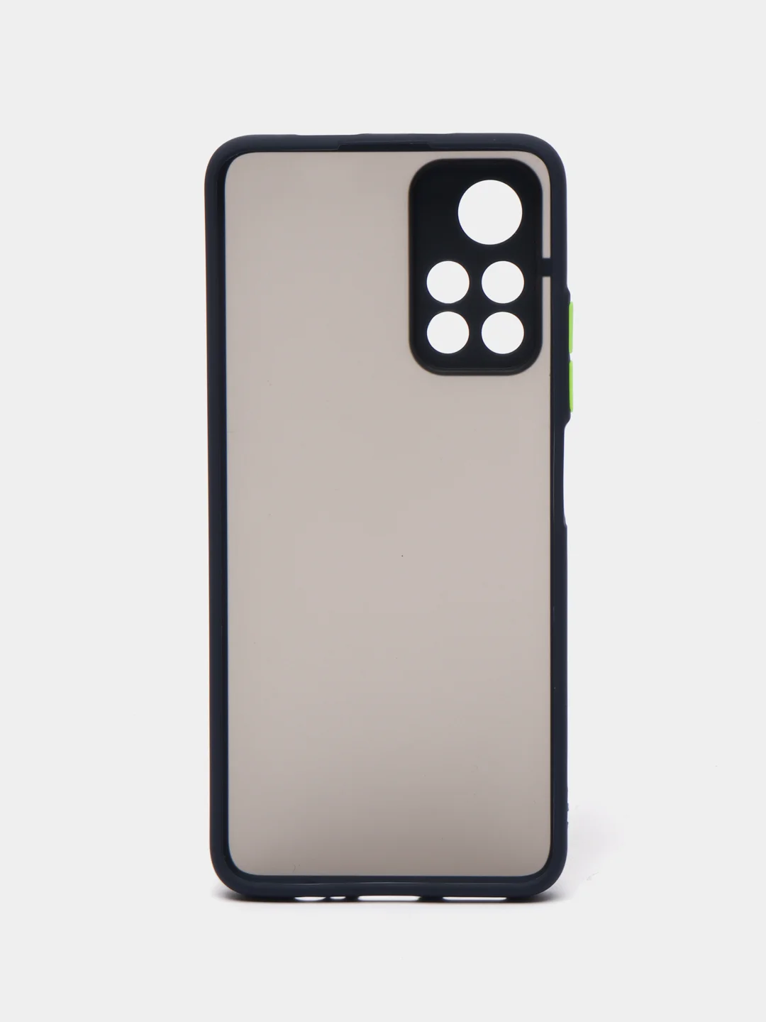 Темно-синий чехол Xiaomi Poco M4 Pro 5G, Redmi Note 11 5G, пластиковый, матовый, с цветными кнопками