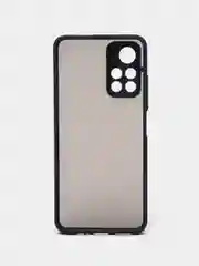 Темно-синий чехол Xiaomi Poco M4 Pro 5G, Redmi Note 11 5G, пластиковый, матовый, с цветными кнопками